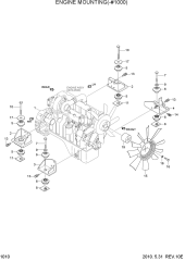 ENGINE MOUNTING(-#1000)