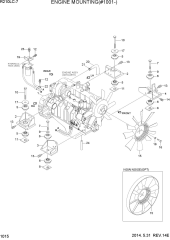 ENGINE MOUNTING(#1001-)