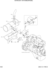 EXHAUST SYSTEM(-#1000)