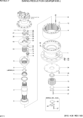 SWING REDUCTION GEAR(#1938-)