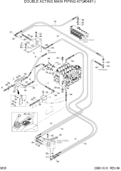 DOUBLE ACTING MAIN PIPING KIT(#0497-)