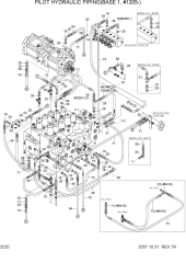 PILOT HYD PIPING(BASE 1, #1205-)