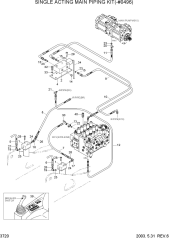 SINGLE ACTING MAIN PIPING KIT(-#0496)
