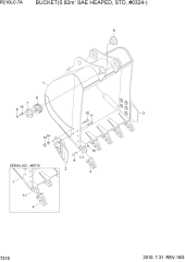 BUCKET(0.92M3 SAE HEAPED, STD, #0324-)