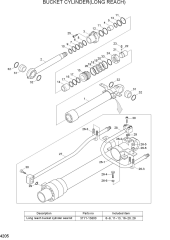 BUCKET CYLINDER(LONG REACH)