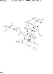 ENGINE CONTROL MODULE HARNESS
