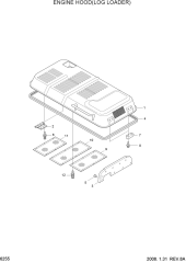 ENGINE HOOD(LOG LOADER)