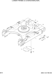 LOWER FRAME & COVER(HIGH WALKER)