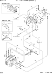 PILOT HYD PIPING(BASE 2, MCV TYPE 1)
