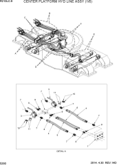CENTER PLATFORM HYD LINE ASSY (1/6)