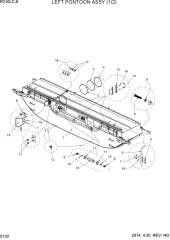 LEFT PONTOON ASSY (1/2)