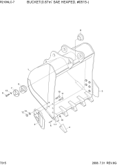 BUCKEC(0.87M3 SAE HEAPED, #0515-)