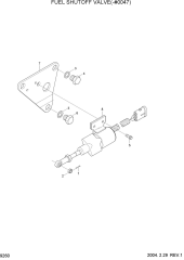 FUEL SHUTOFF VALVE(-#0047)