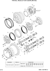 TRAVEL REDUCTION GEAR(-#0109)