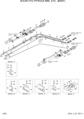 BOOM HYD PIPING(5.68M, STD, -#0097)