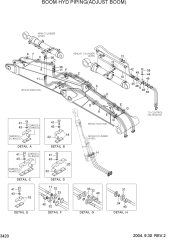 BOOM HYD PIPING(ADJUST BOOM)