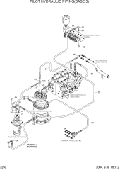 PILOT HYDRAULIC PIPING(BASE 3)