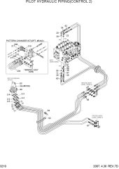 PILOT HYDRAULIC PIPING(CONTROL 2)