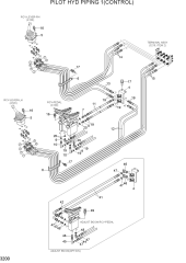 PILOT HYDRAULIC PIPING 1(CONTROL)