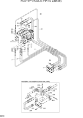 PILOT HYDRAULIC PIPING 2(BASE)