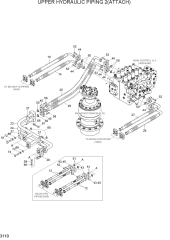 UPPER HYDRAULIC PIPING 2(ATTACH)