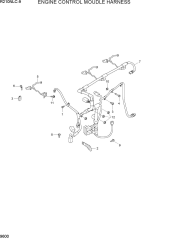 ENGINE CONTROL MODULE HARNESS