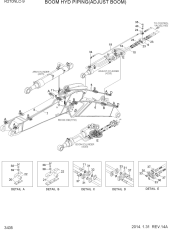 BOOM HYD PIPING(ADJUST BOOM)