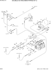 DOUBLE ACTING MAIN PIPING KIT 2