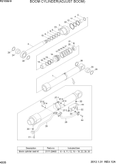 BOOM SAFETY LOCK CYLINDER(ADJUST BOOM)