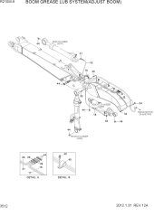 BOOM GREASE LUB SYSTEM(ADJUST BOOM)