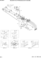 BOOM HYD PIPING(ADJUST BOOM)