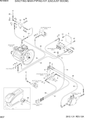 D/ACTING MAIN PIPING KIT 2(ADJUST BOOM)