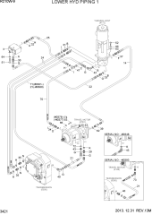 LOWER HYD PIPING 1(#0286-)