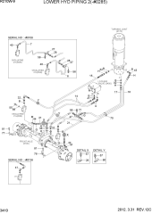 LOWER HYD PIPING 2(-#0285)
