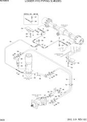 LOWER HYD PIPING 3(-#0285)