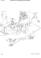UPPER HYD PIPING(ADJUST BOOM)