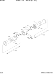 REAR AXLE CASING(#0011-)