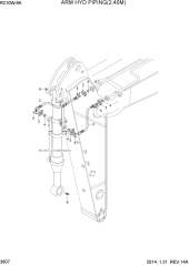 ARM HYD PIPING(2.40M)