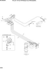 PILOT HYD PIPING(4 OUTRIGGER)