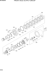FRONT AXLE OUTPUT GROUP