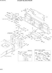 DOZER BLADE-REAR