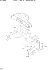 OUTRIGGER MOUNTING-FRONT