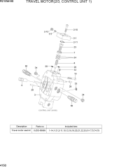 TRAVEL MOTOR(2/3, CONTROL UNIT 1)