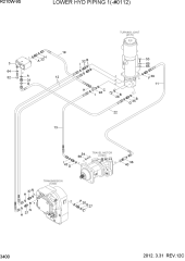 LOWER HYD PIPING 1(-#0112)