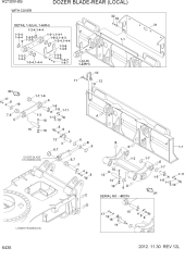 DOZER BLADE-REAR(LOCAL)