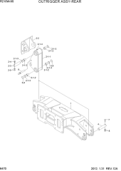 OUTRIGGER ASSY-REAR