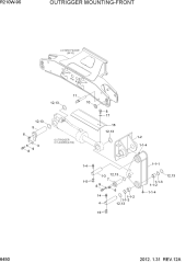 OUTRIGGER MOUNTING-FRONT