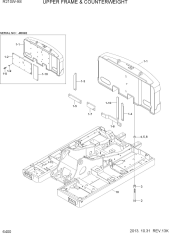 UPPER FRAME & COUNTERWEIGHT