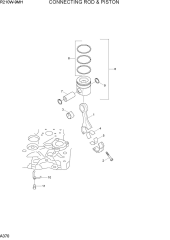 CONNECTING ROD AND PISTON