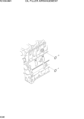 OIL FILLER ARRANGEMENT